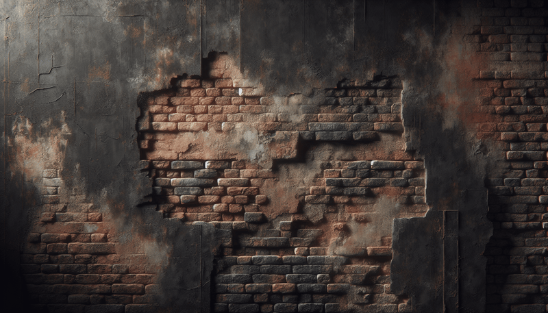 Brickwall in photorealistic style for home renovation site