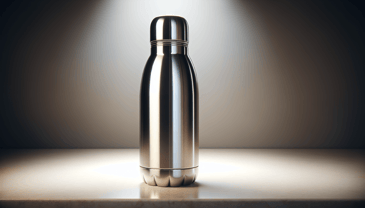 Thermos flask in photorealistic style for home renovation site